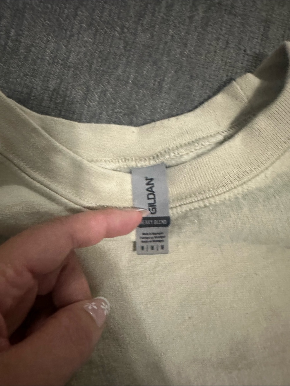 Gildan Short-Sleeve Crew Tee in Light Olive